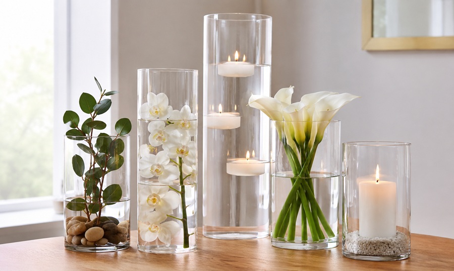 Glass Cylinder Vases: A Buyer’s Guide to Sizes, Styles, and Everyday Uses